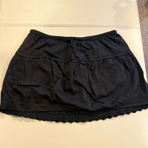 Reformation Black Mini Skirt